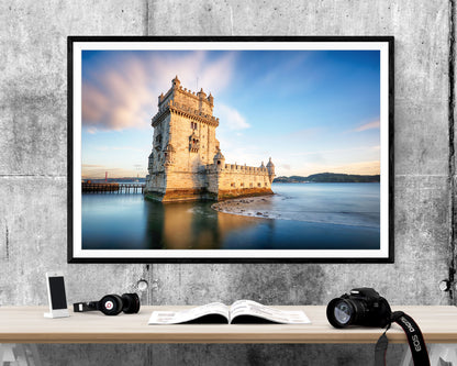 Lisbon Belem Tower Portugal Landmarks WALL ART PRINT Poster Picture Wall Hanging