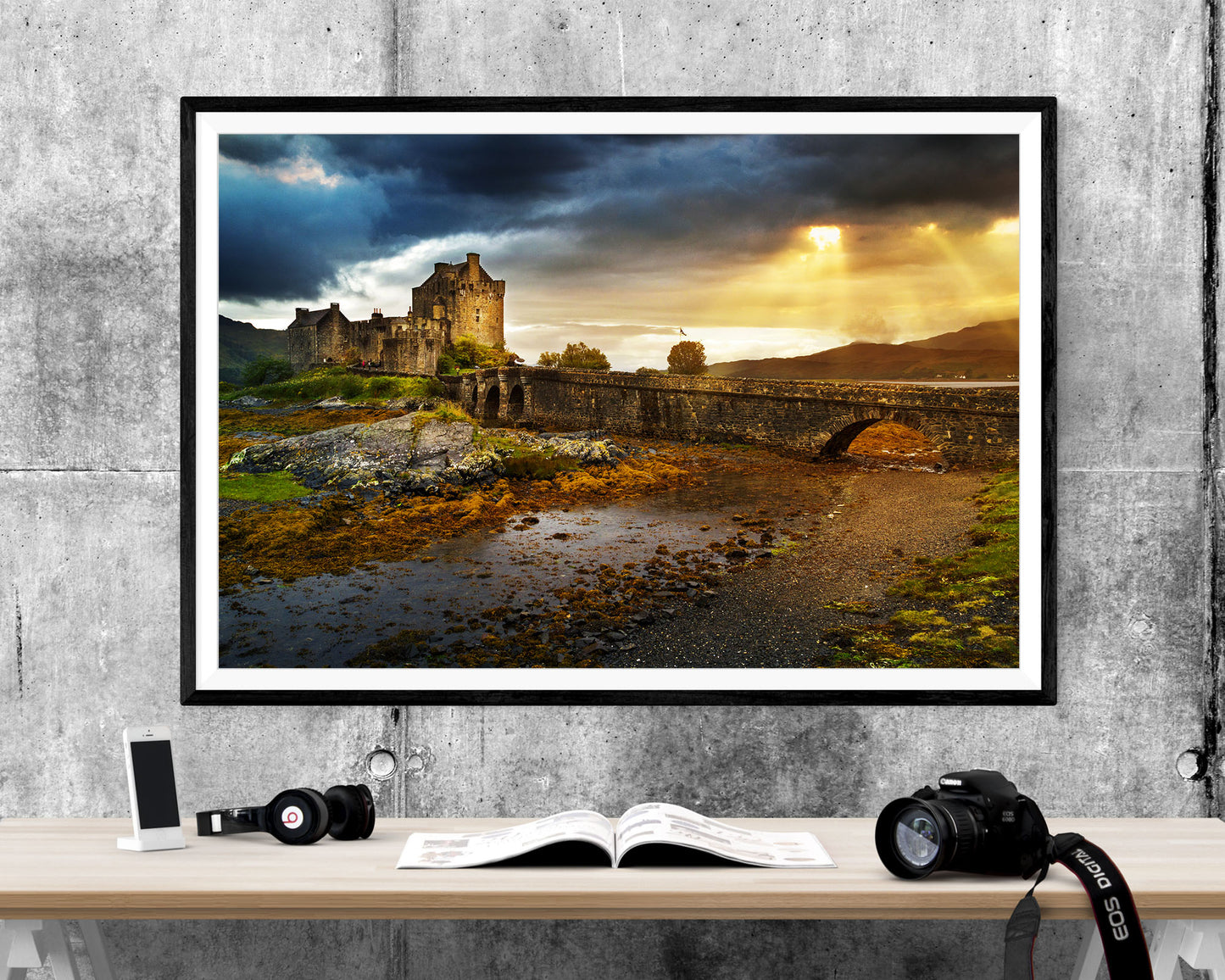 Eileen Donan Castle Scotland WALL ART PRINT Poster Picture Wall Hanging