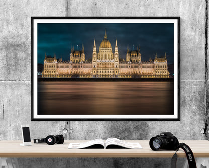 Hungarian Parliament Landmark WALL ART PRINT Poster Picture Wall Hanging