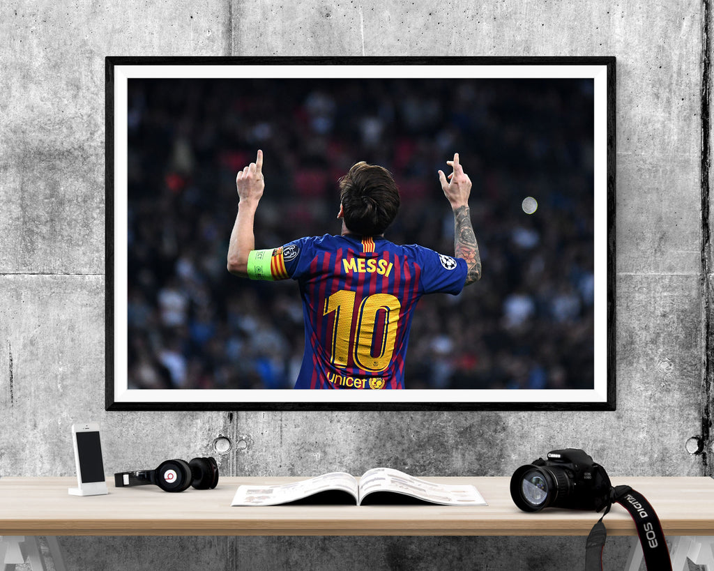 Lionel Messi Football WALL ART PRINT Poster Picture Wall Hanging