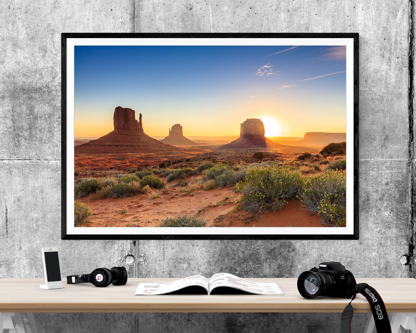 Monument Valley Arizona Landscape WALL ART PRINT Poster Picture Wall Hanging