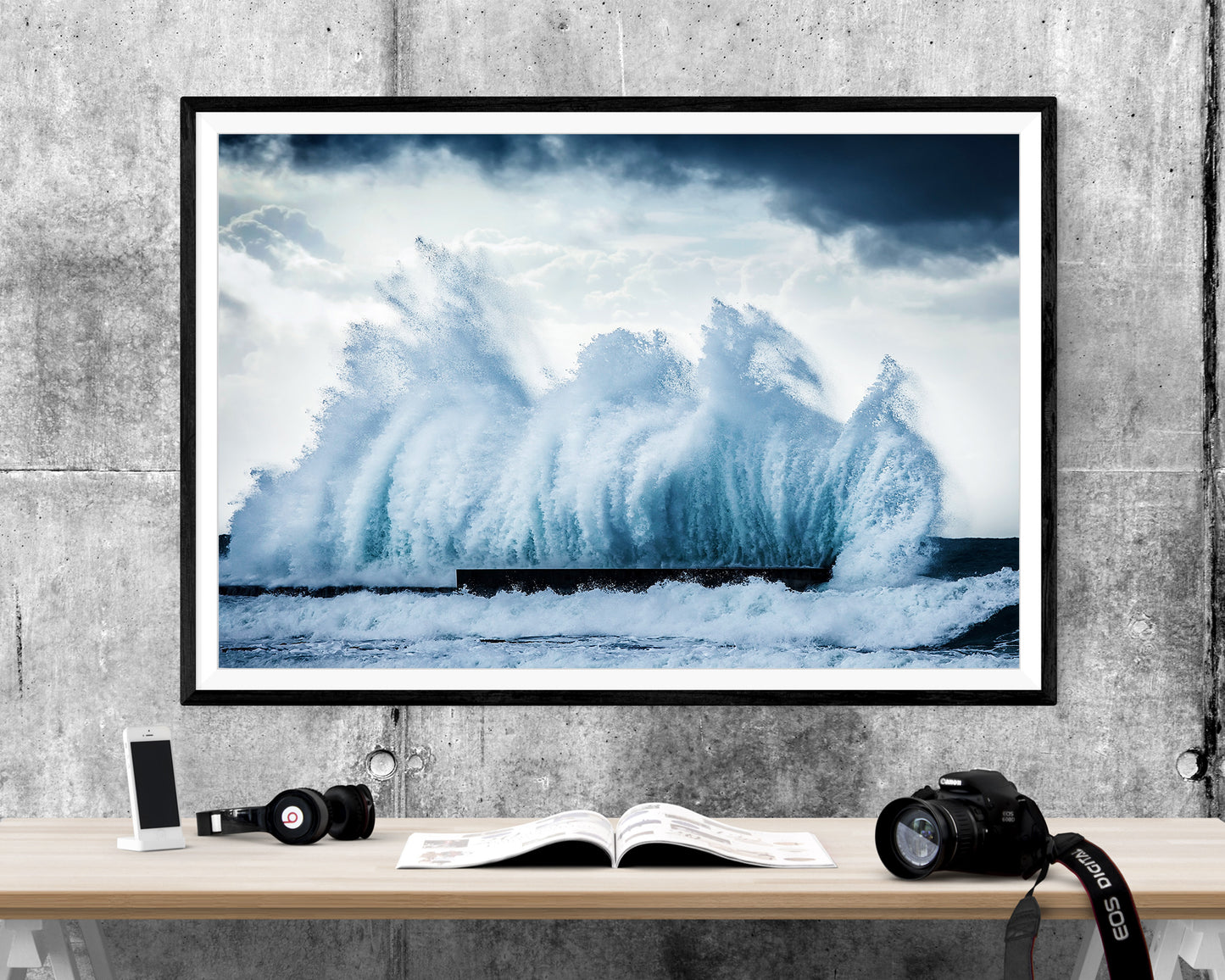 Wave Seascape WALL ART PRINT Poster Picture Wall Hanging