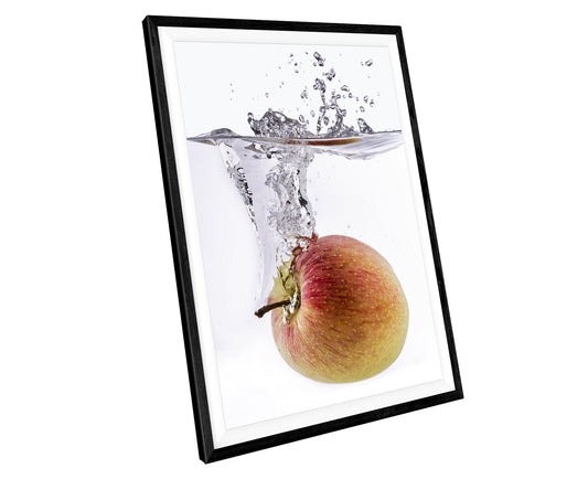 Apple Splash Fruit Kitchen WALL ART PRINT Poster Picture