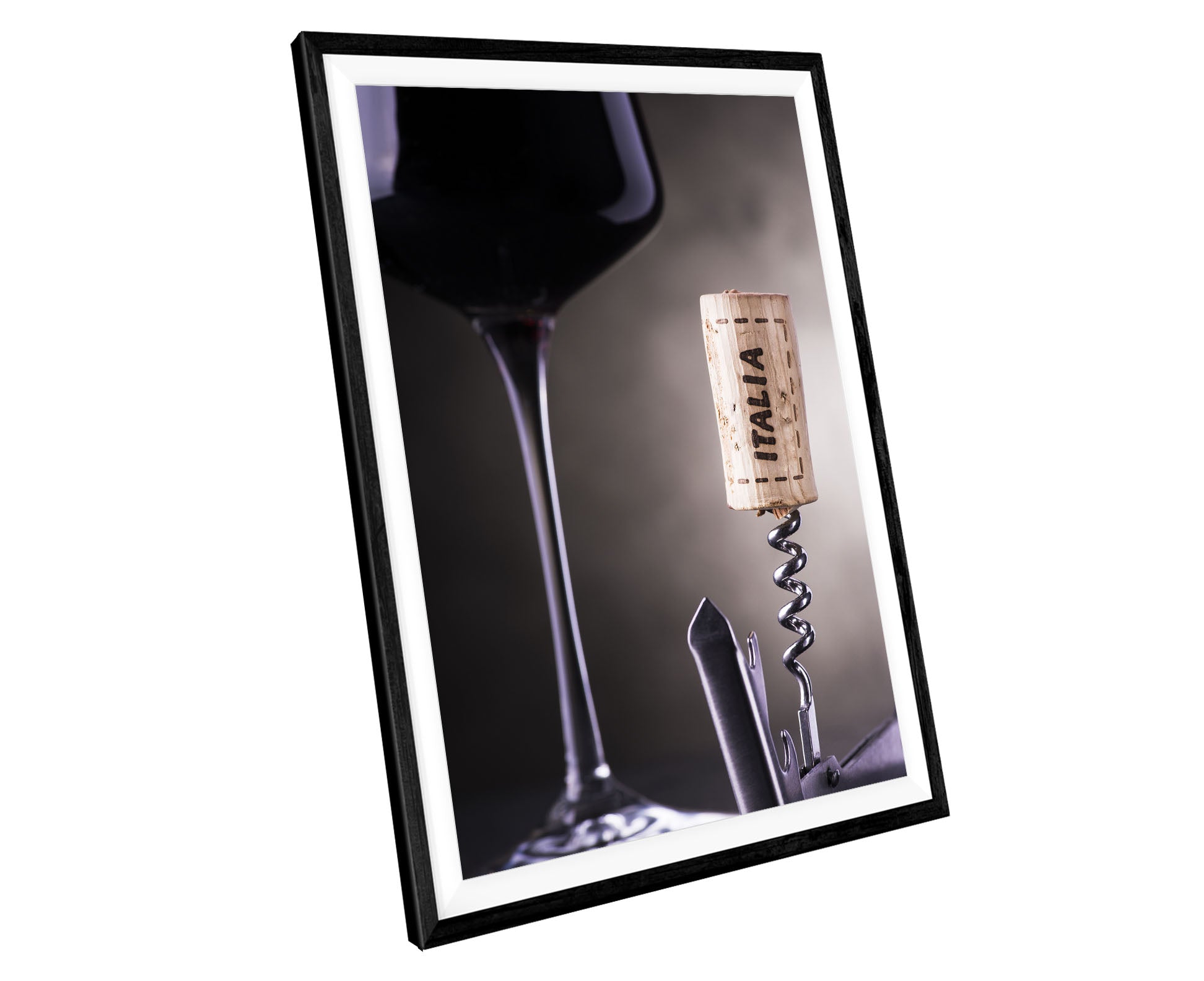 Glass Red Wine Corkscrew Restaurant Drinks WALL ART PRINT Poster Picture
