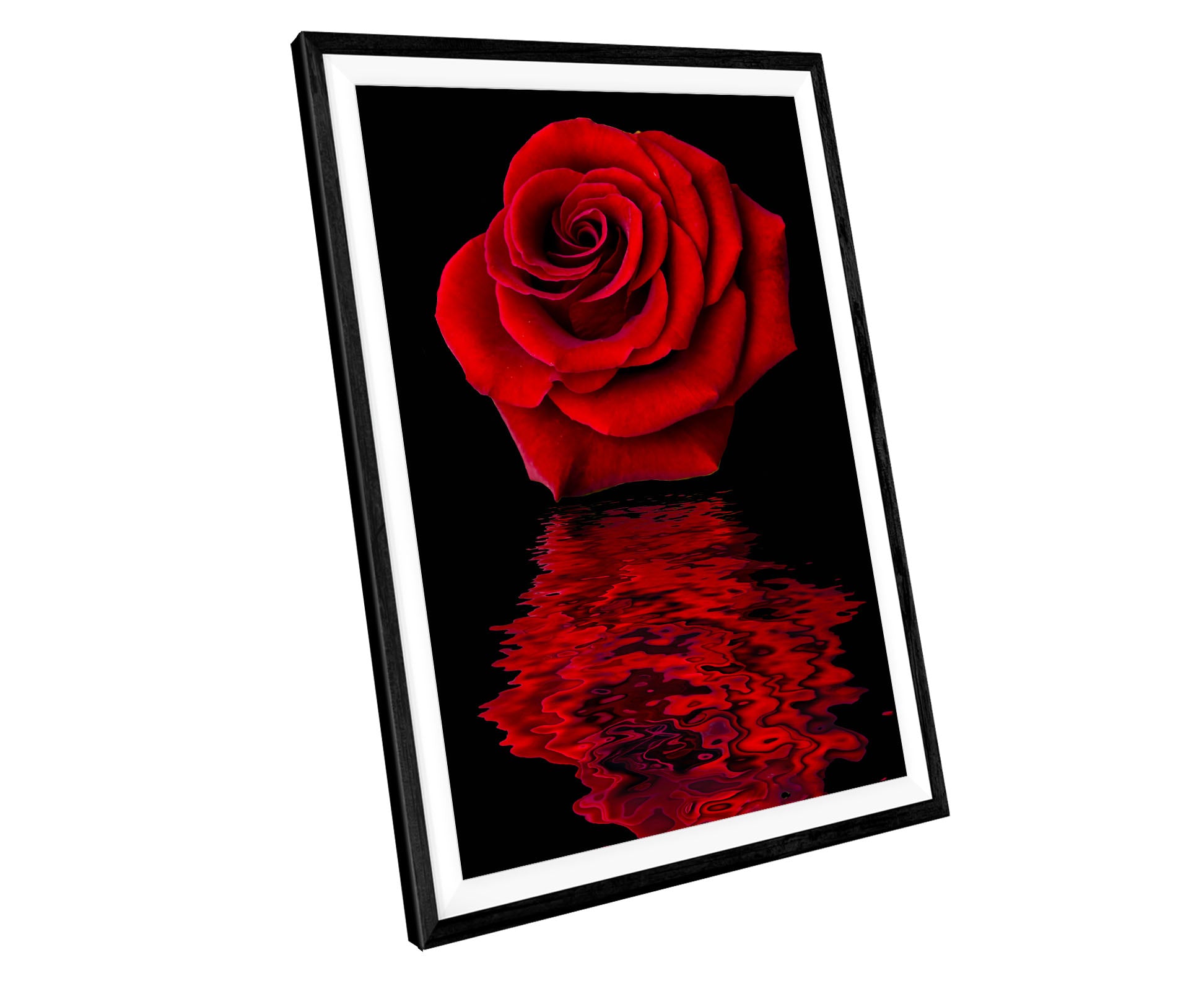 Red Rose Flower WALL ART PRINT Poster Picture Wall Hanging