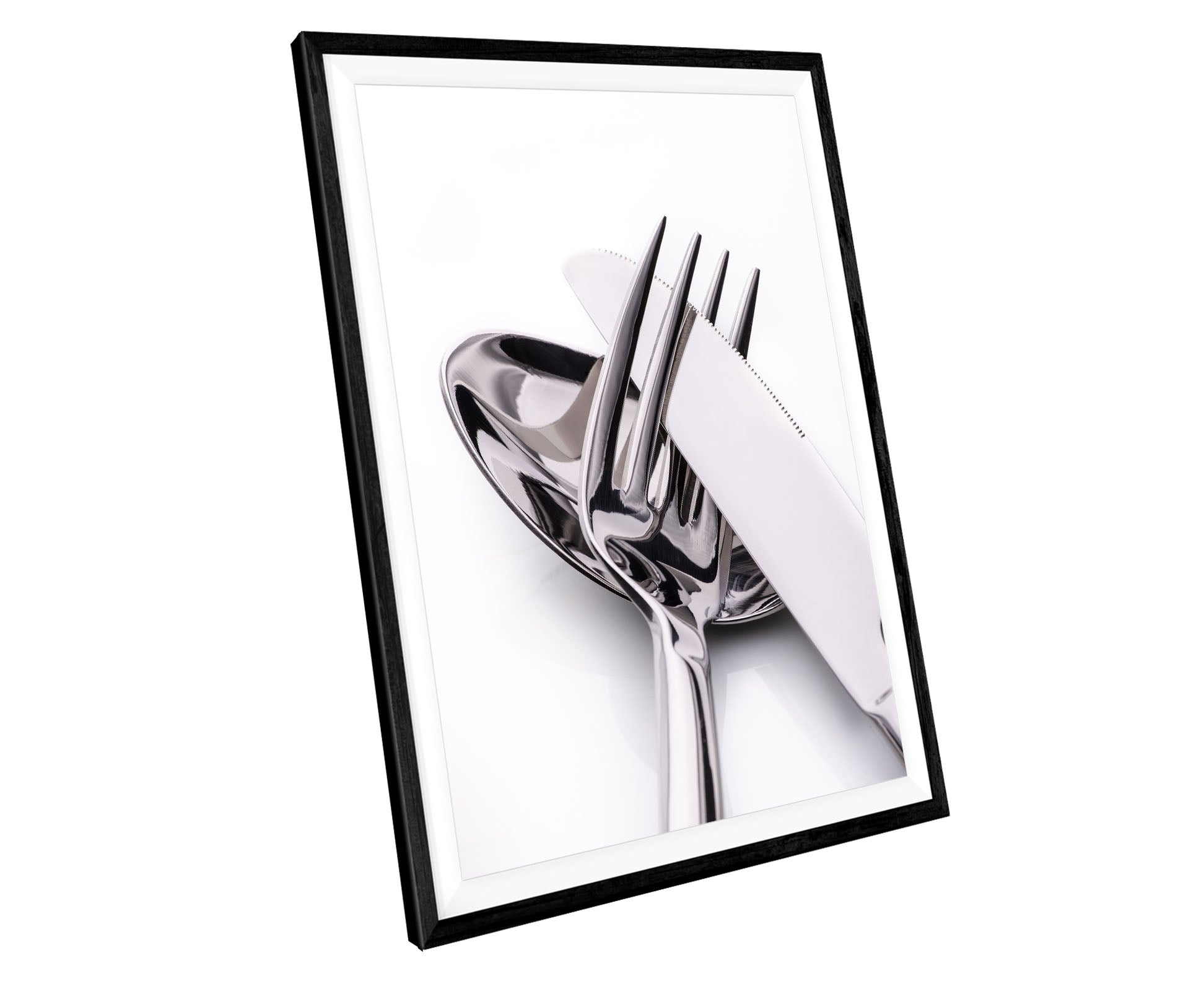 Elegant Modern Set Cutlery Minimalist WALL ART PRINT Poster Picture