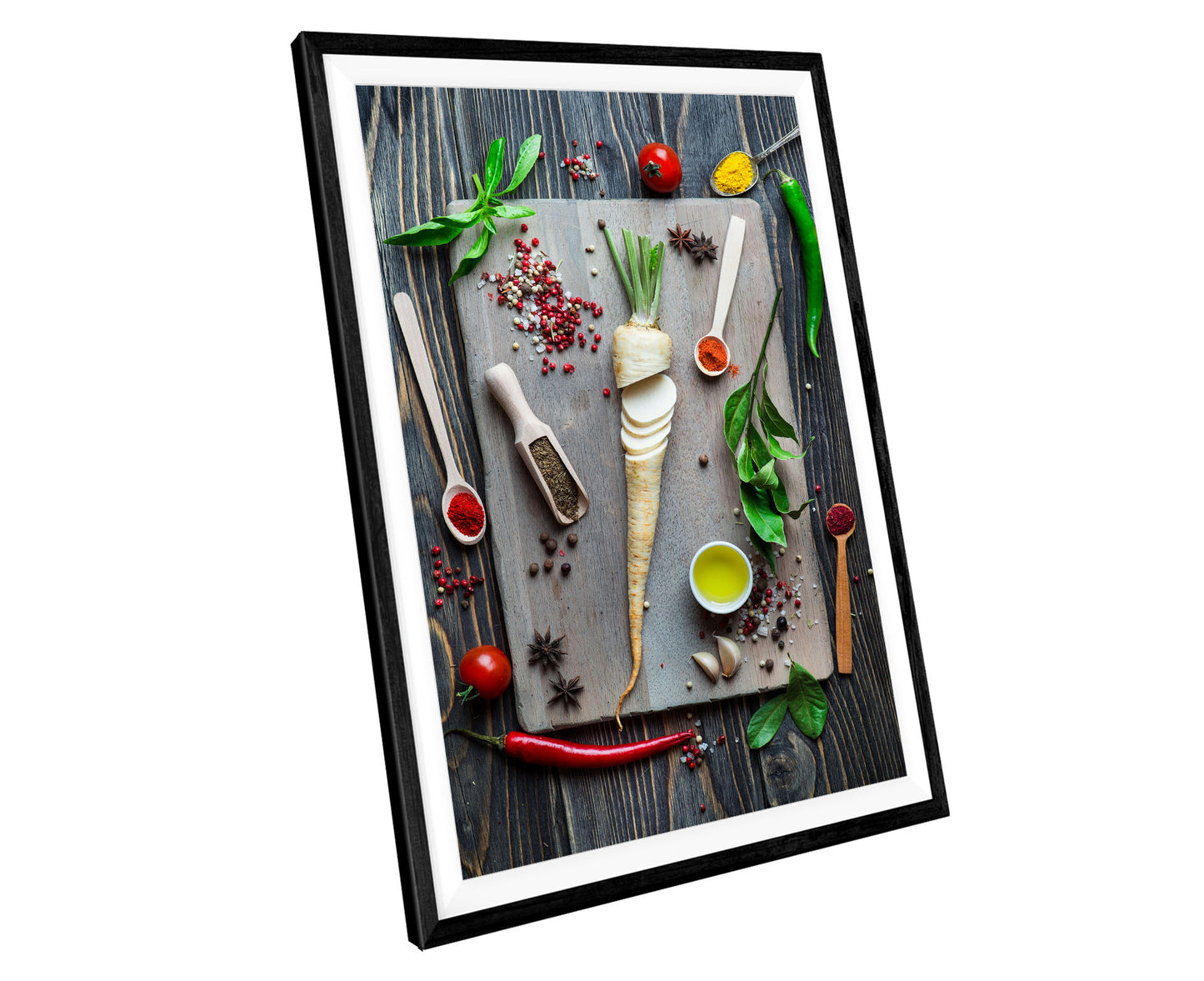 Spices Parsley Root Herbs Modern Kitchen WALL ART PRINT Poster Picture