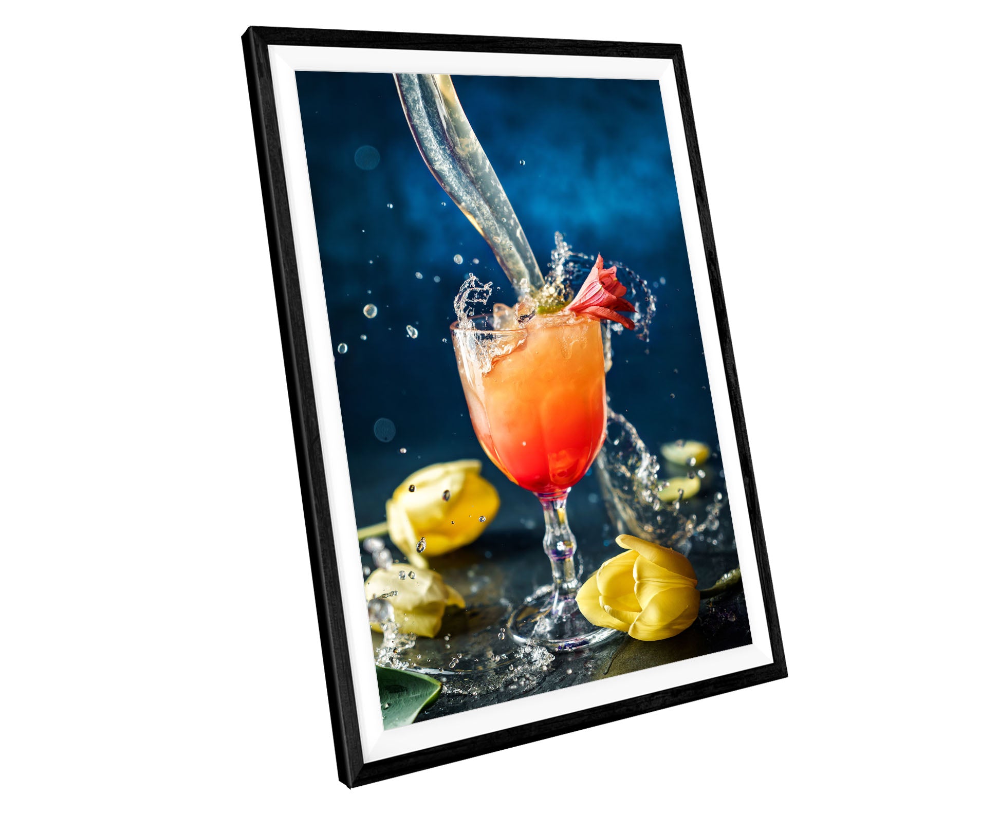 Pineapple Tropical Cocktail Drinks Kitchen WALL ART PRINT Poster Picture