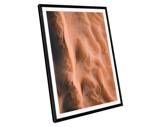 Aerial View Sand Desert WALL ART PRINT Poster Picture Wall Hanging