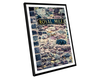 Royal Mile Street Sign Edinburgh WALL ART PRINT Poster Picture Wall Hanging