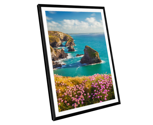 Beruthan Step Cornwall Seascape WALL ART PRINT Poster Picture Wall Hanging