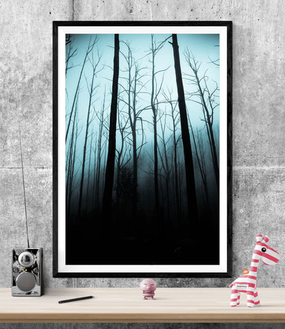 Forest Trees Minimalist WALL ART PRINT Poster Picture Wall Hanging