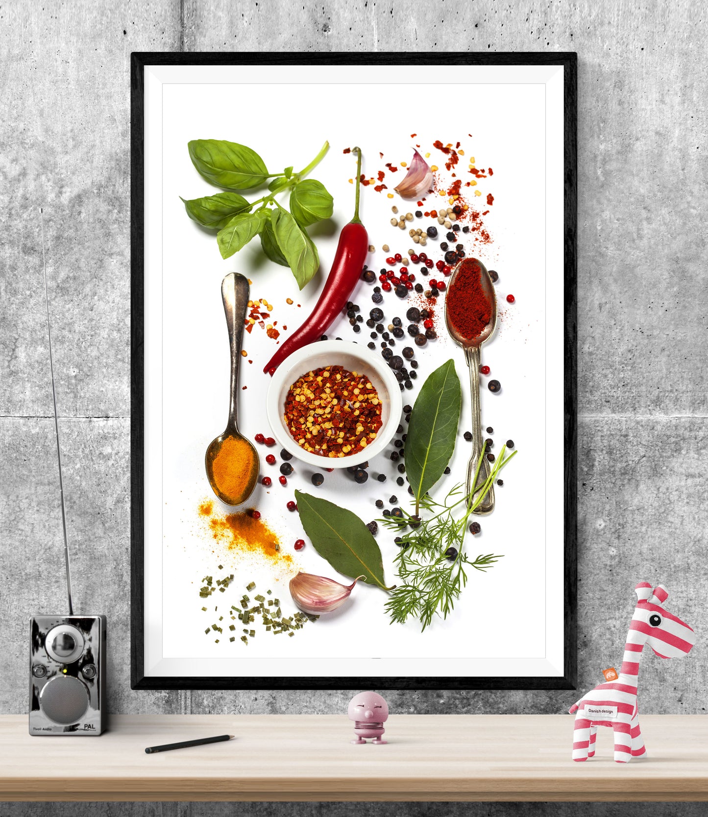 Herbs & Spices Kitchen WALL ART PRINT Poster Picture