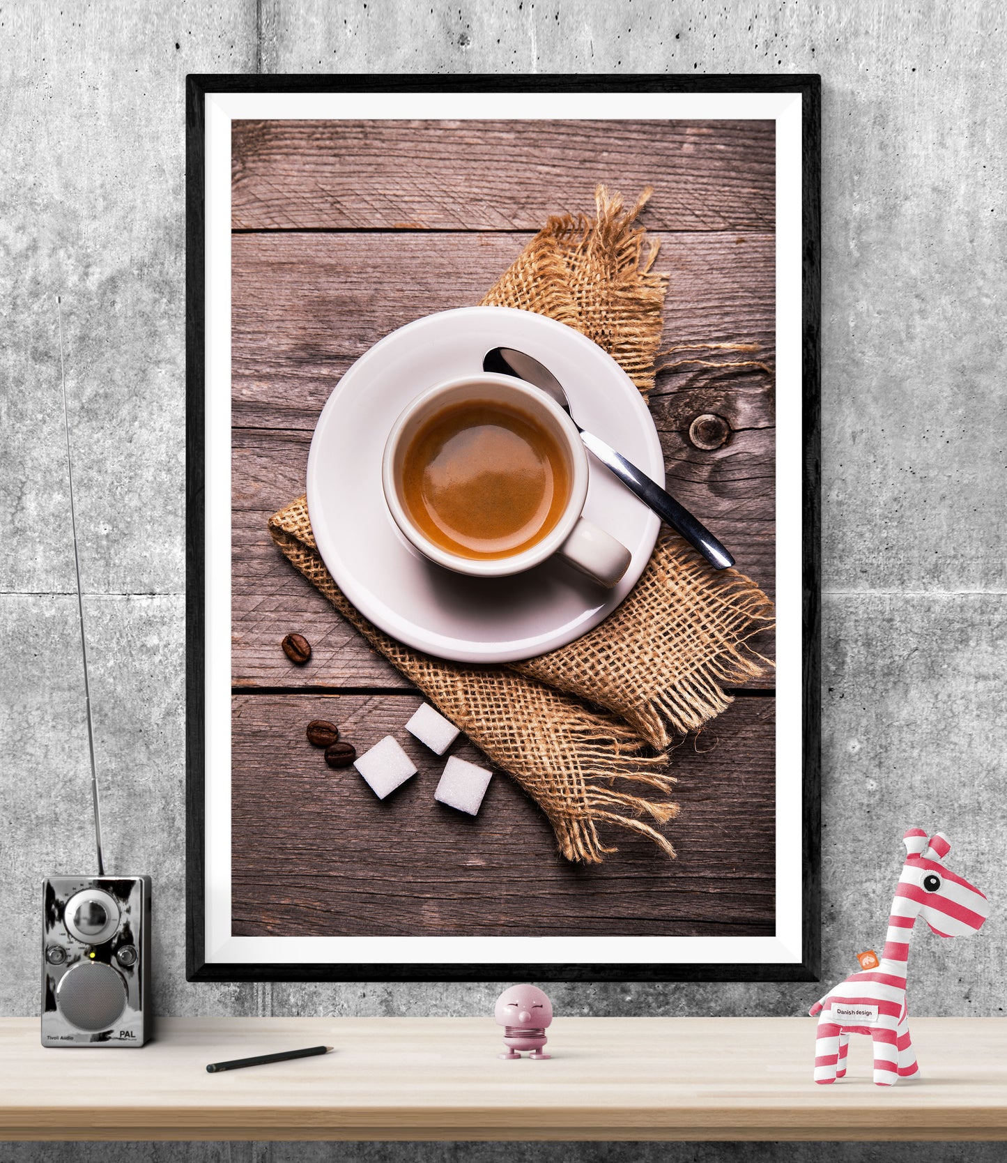 Cafe Kitchen Coffee Cup WALL ART PRINT Poster Picture