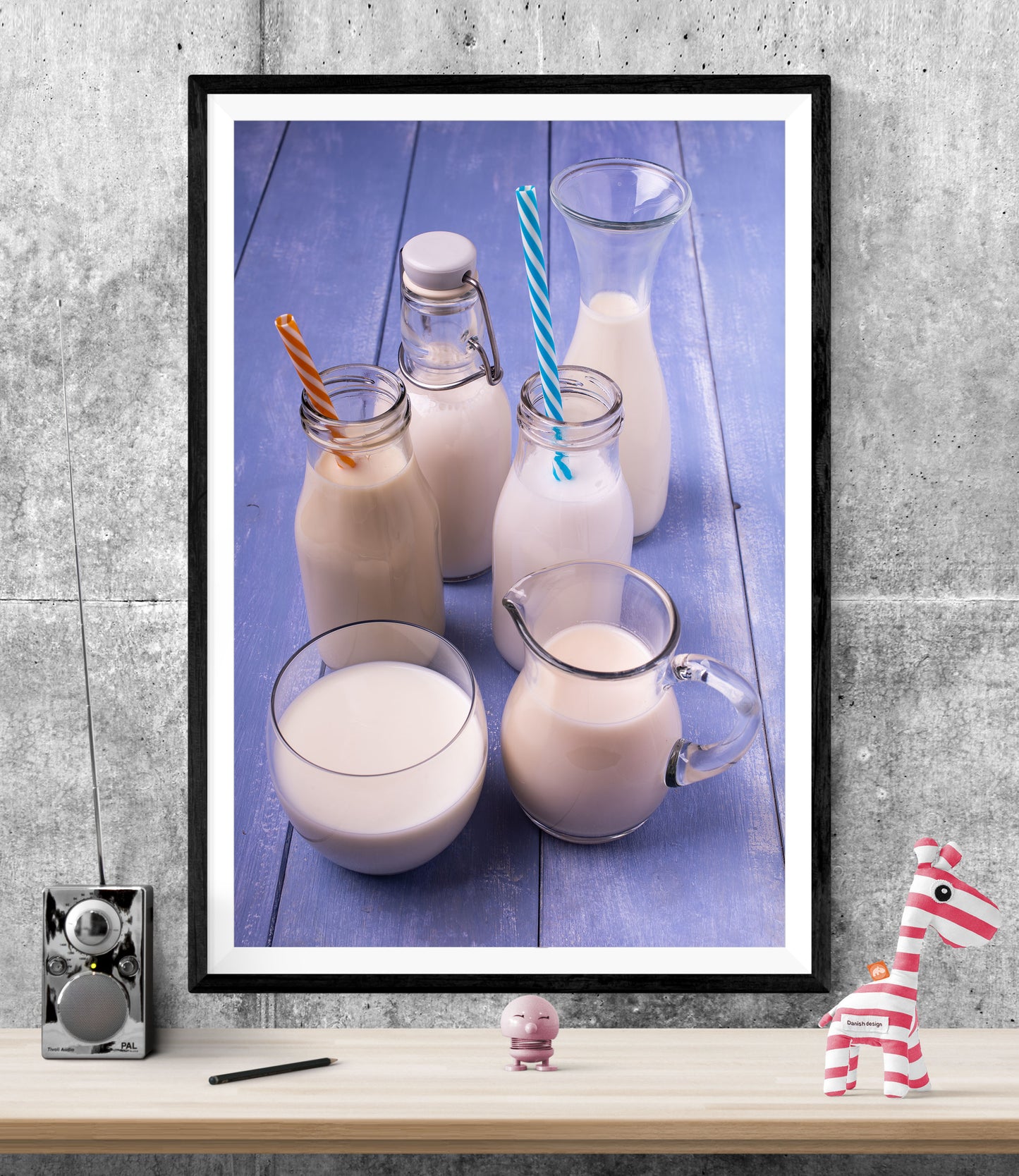 Milk Breakfast Drinks WALL ART PRINT Poster Picture