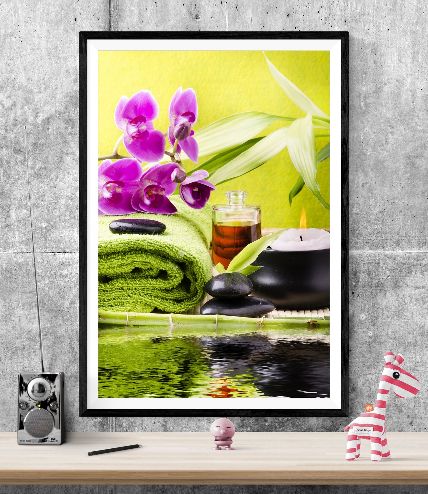 Spa Bathroom Relaxing WALL ART PRINT Poster Picture