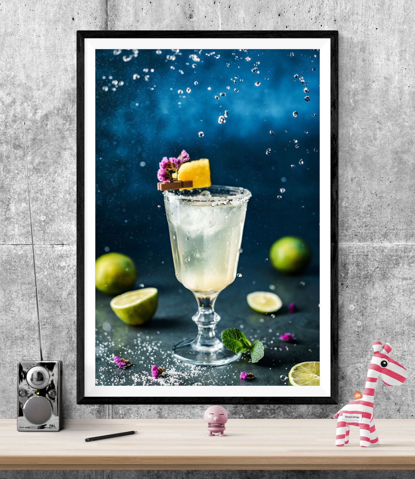 Fresh Lemonade Cocktail Drinks Bar Kitchen WALL ART PRINT Poster Picture