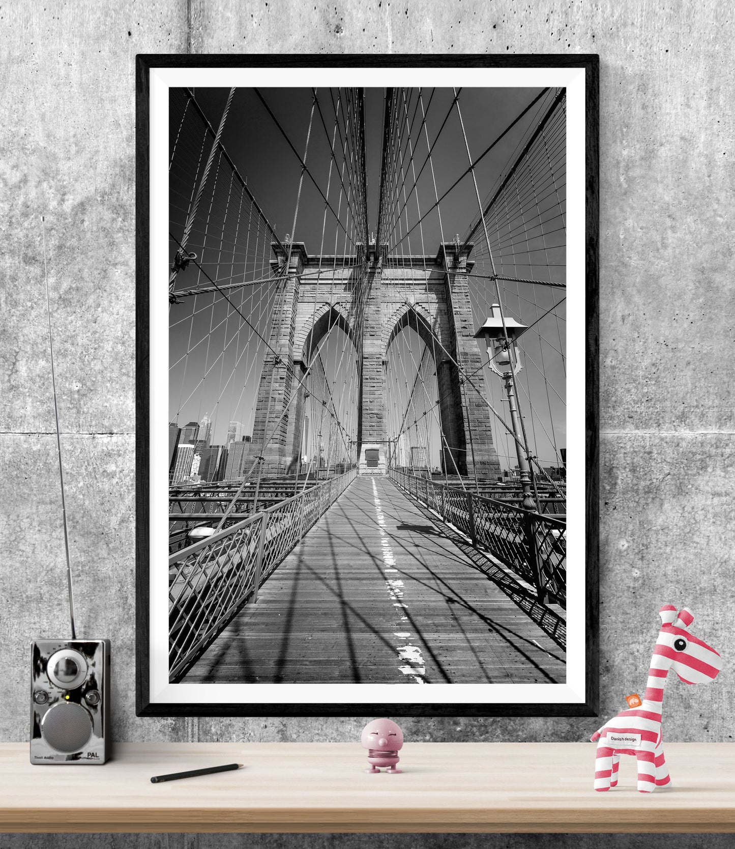 Brooklyn Bridge Landmark WALL ART PRINT Poster Picture