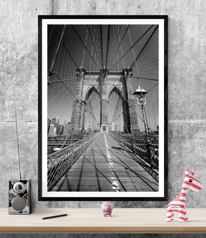 Brooklyn Bridge Landmark WALL ART PRINT Poster Picture