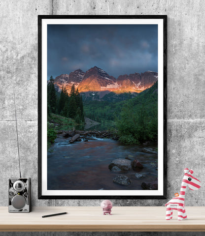 Colorado Maroon Bells Mountains WALL ART PRINT Poster Picture Wall Hanging