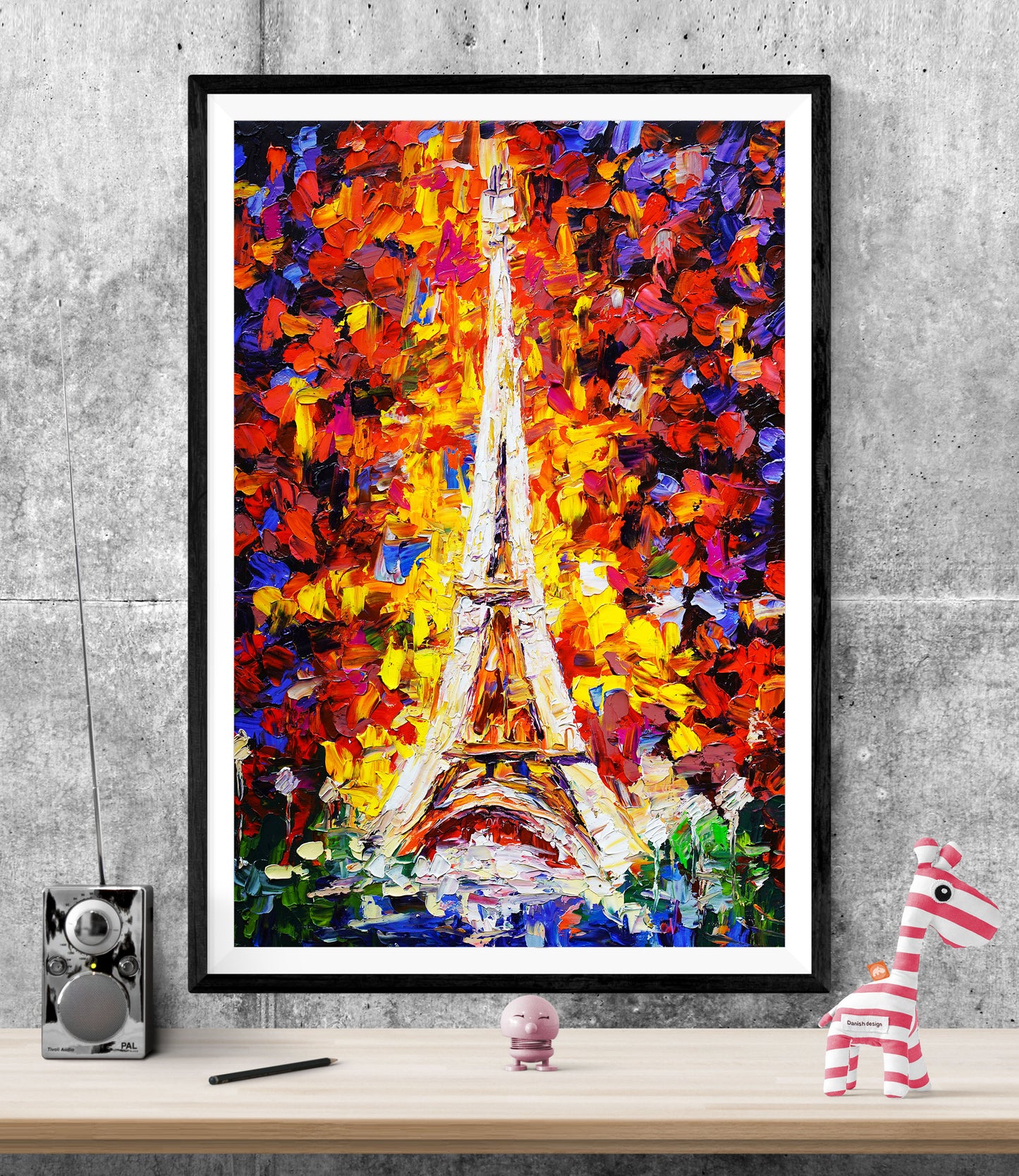 Paris Eiffel Tower PRINT WALL ART Poster Picture