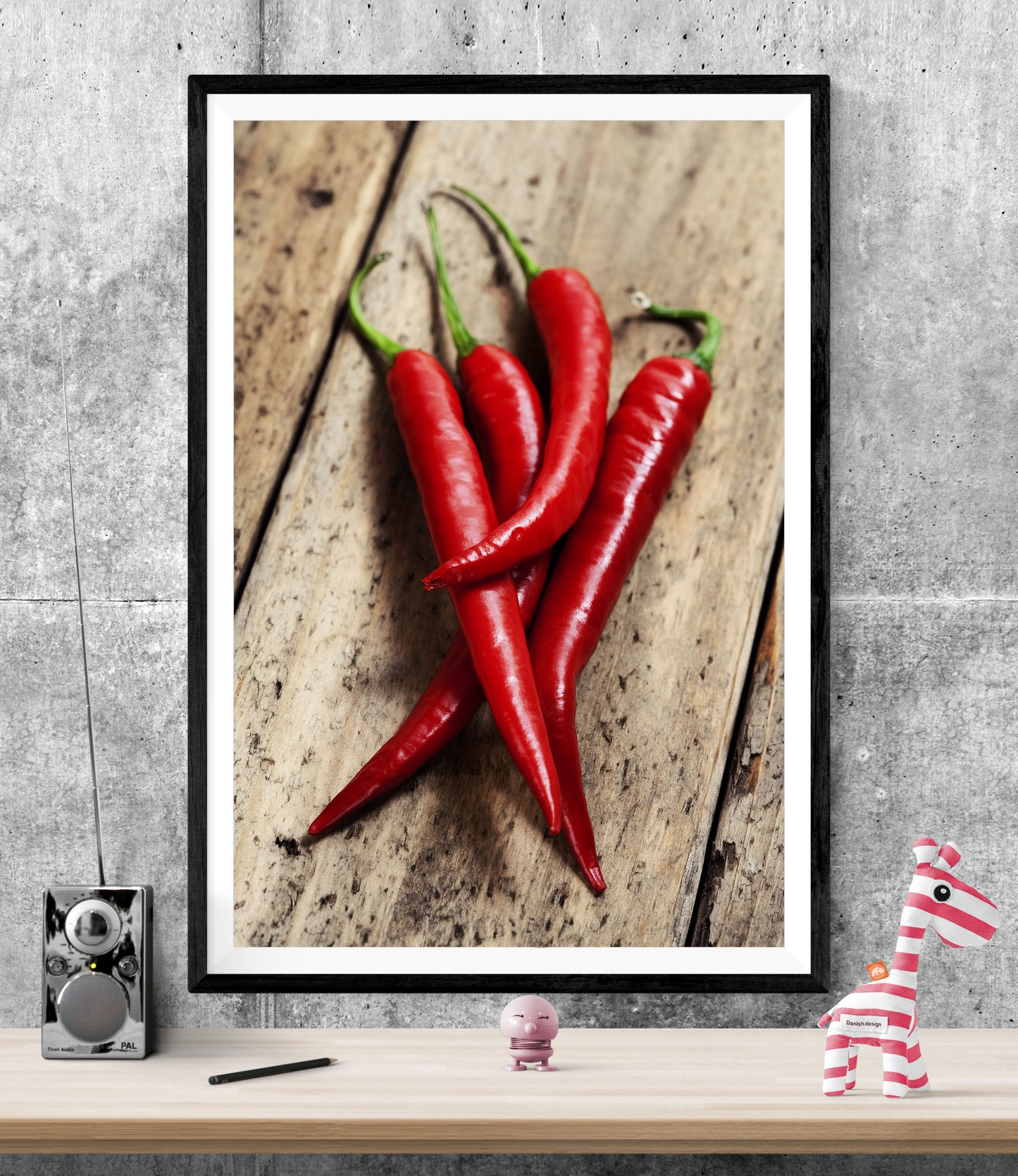 Red Hot Chilli Peppers Kitchen WALL ART PRINT Poster Picture Wall Hanging