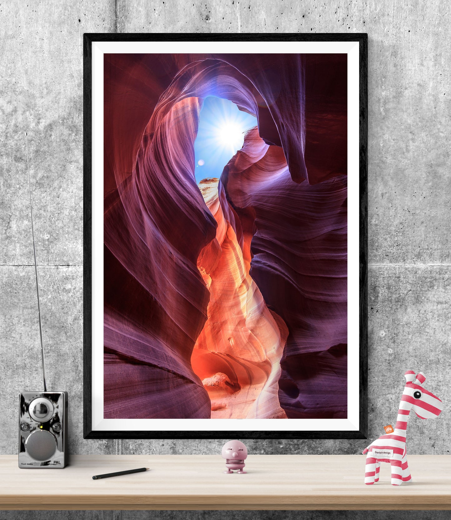 Antelope Canyon Colourful Cave WALL ART PRINT Poster Picture Wall Hanging