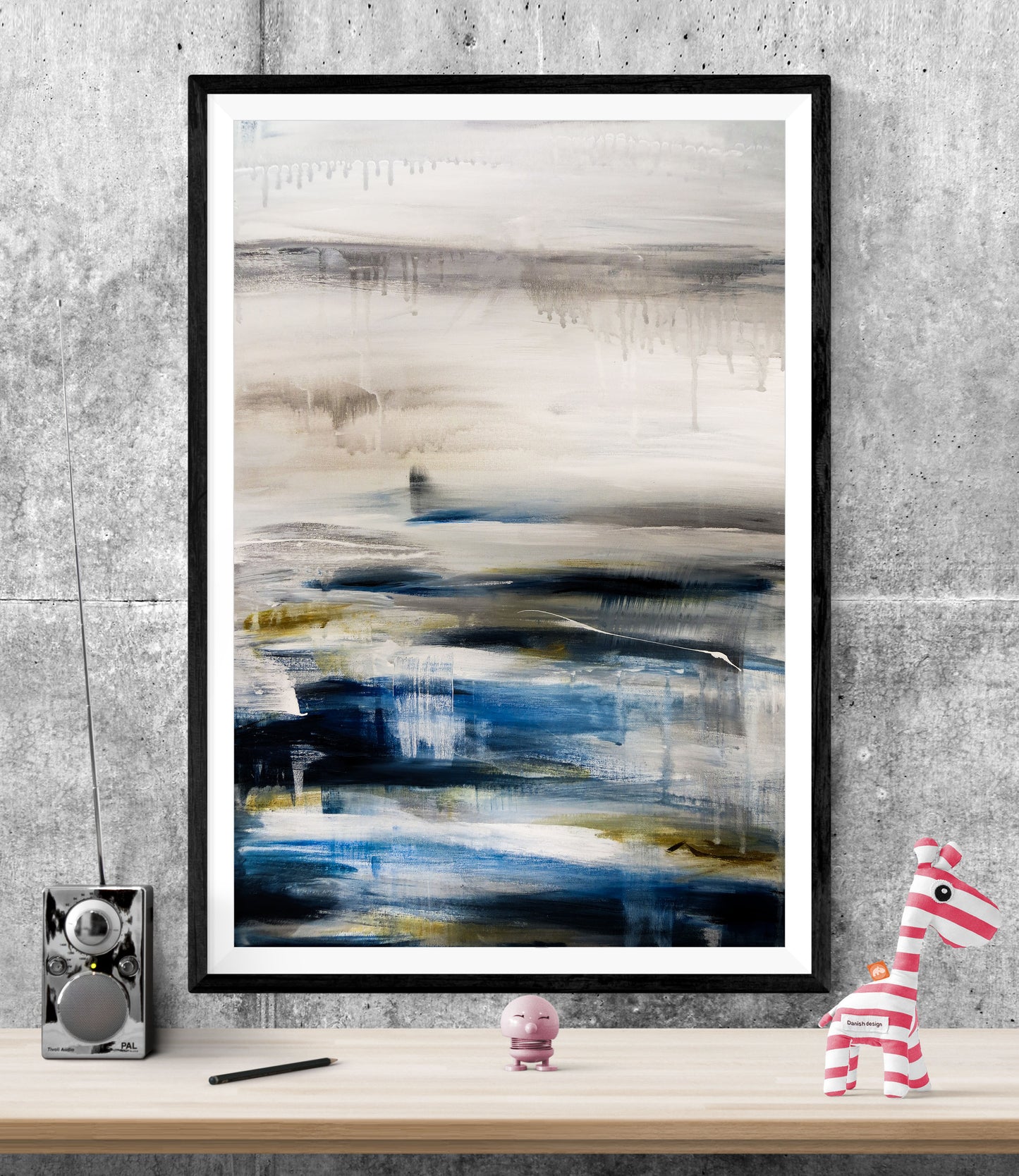 Abstract Modern Contemporary Painting WALL ART PRINT Poster Picture Wall Hanging