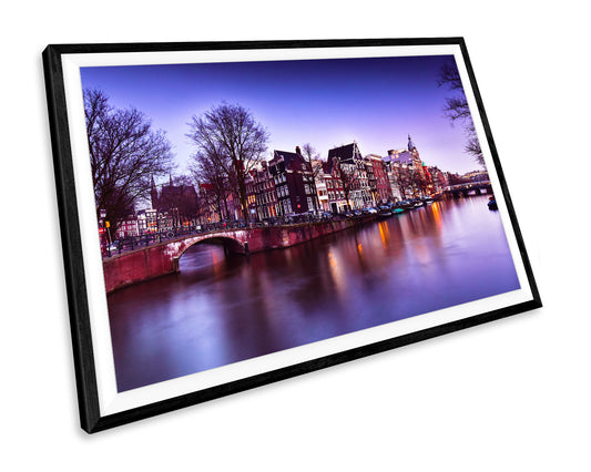 Amsterdam Cityscape WALL ART PRINT Poster Picture Wall Hanging