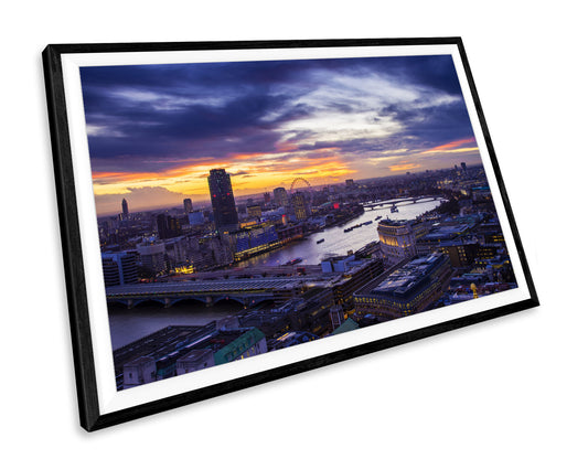 London Cityscape River Thames WALL ART PRINT Poster Picture Wall Hanging