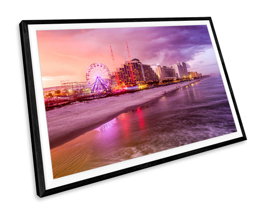 Daytona Beach Florida WALL ART PRINT Poster Picture Wall Hanging