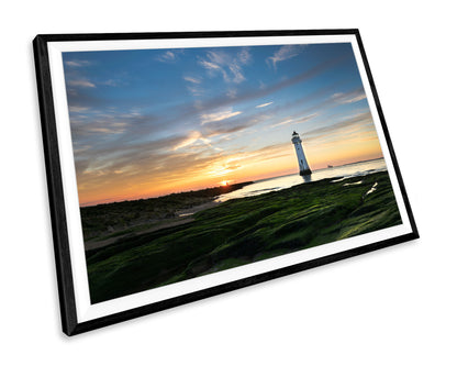 Lighthouse River Mersey Liverpool WALL ART PRINT Poster Picture Wall Hanging