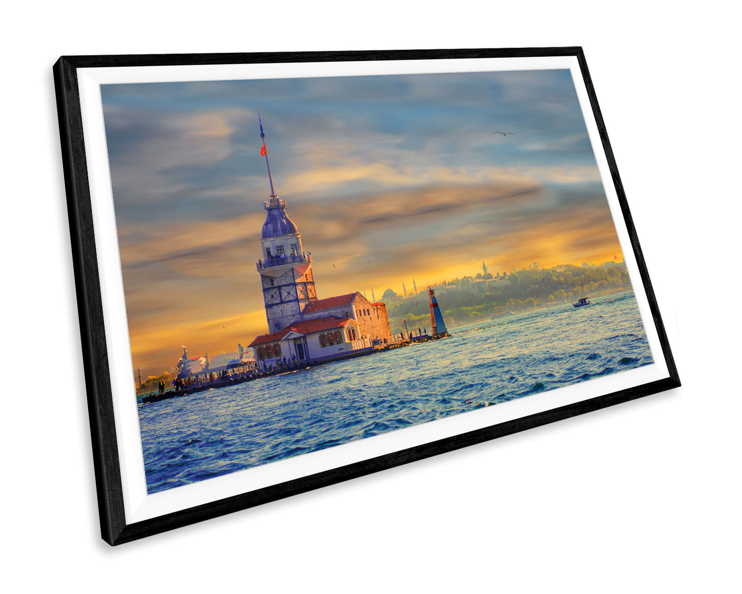 Maiden's Tower Turkey Landmark WALL ART PRINT Poster Picture Wall Hanging