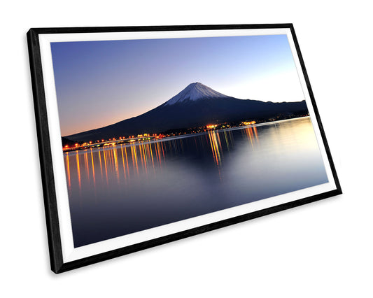 Sunset Mount Fuji Japan Landscape WALL ART PRINT Poster Picture Wall Hanging