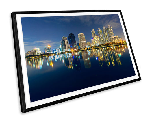 Bangkok Thailand Skyline WALL ART PRINT Poster Picture Wall Hanging