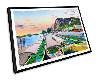 Phuket Seascape Thailand Sunset WALL ART PRINT Poster Picture Wall Hanging