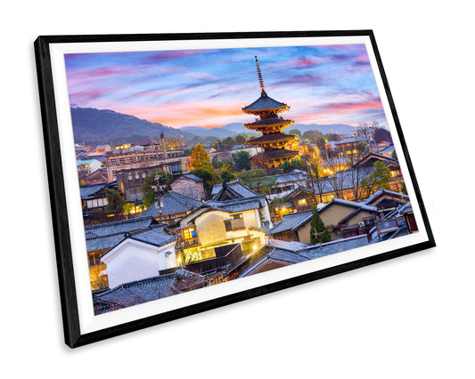 Japan City Sunset WALL ART PRINT Poster Picture Wall Hanging