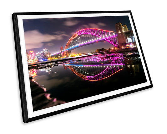 Sydney Harbour Bridge City Landmark WALL ART PRINT Poster Picture Wall Hanging