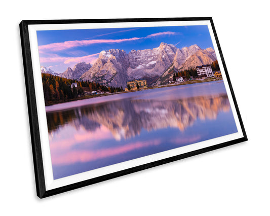 Misurina Lake Dolomites Italy WALL ART PRINT Poster Picture Wall Hanging