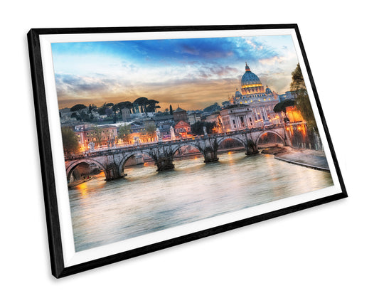 Vatican Rome Italy Sunset WALL ART PRINT Poster Picture Wall Hanging