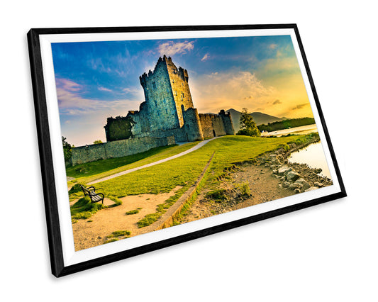 Ross Castle Killarney Ireland Sunset WALL ART PRINT Poster Picture Wall Hanging 