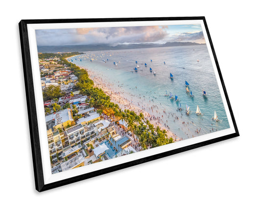 Aerial View Philippines Beach Seascape WALL ART PRINT Poster Picture Wall Hanging