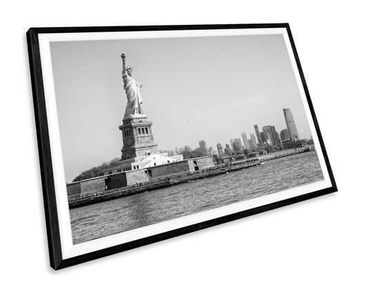 Statue Of Liberty Black & White WALL ART PRINT Poster Picture Wall Hanging