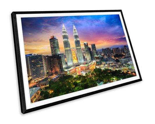 Kuala Lumpur Malaysia Cityscape WALL ART PRINT Poster Picture Wall Hanging