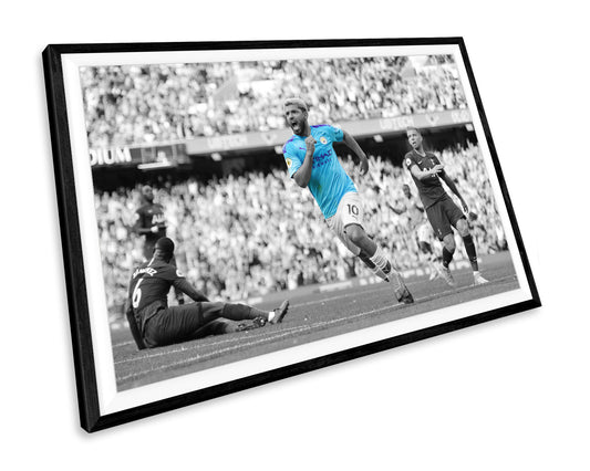 Sergio Agüero Man City WALL ART PRINT Poster Picture Wall Hanging