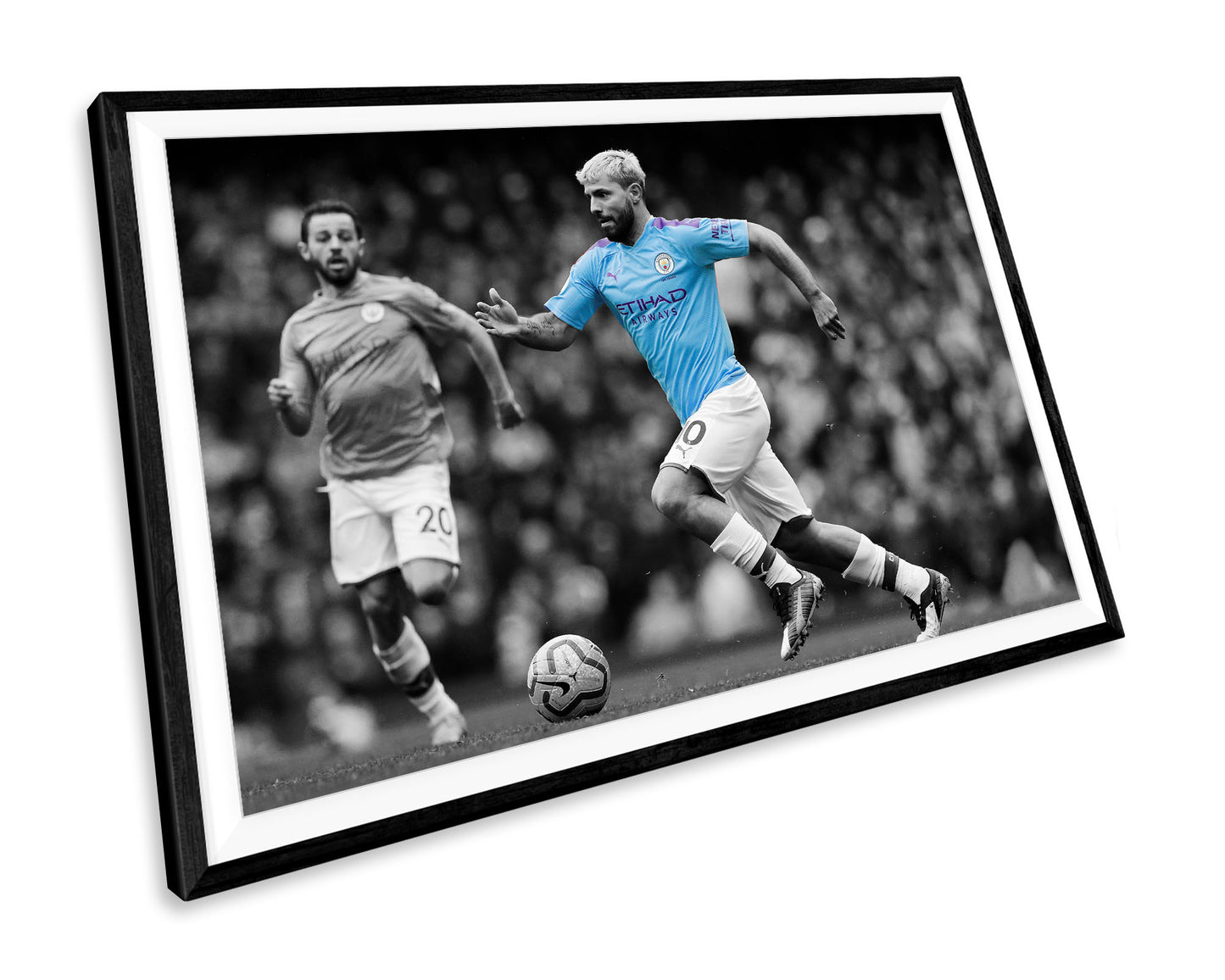 Sergio Agüero Man City Football WALL ART PRINT Poster Picture Wall Hanging