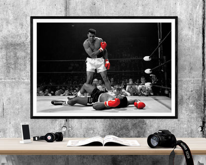 Muhammad Ali Boxing Sunny Liston Wall Street WALL ART PRINT Poster Picture Wall Hanging