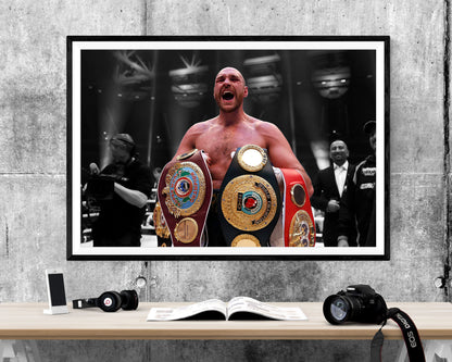 Boxing Tyson Fury WALL ART PRINT Poster Picture Wall Hanging