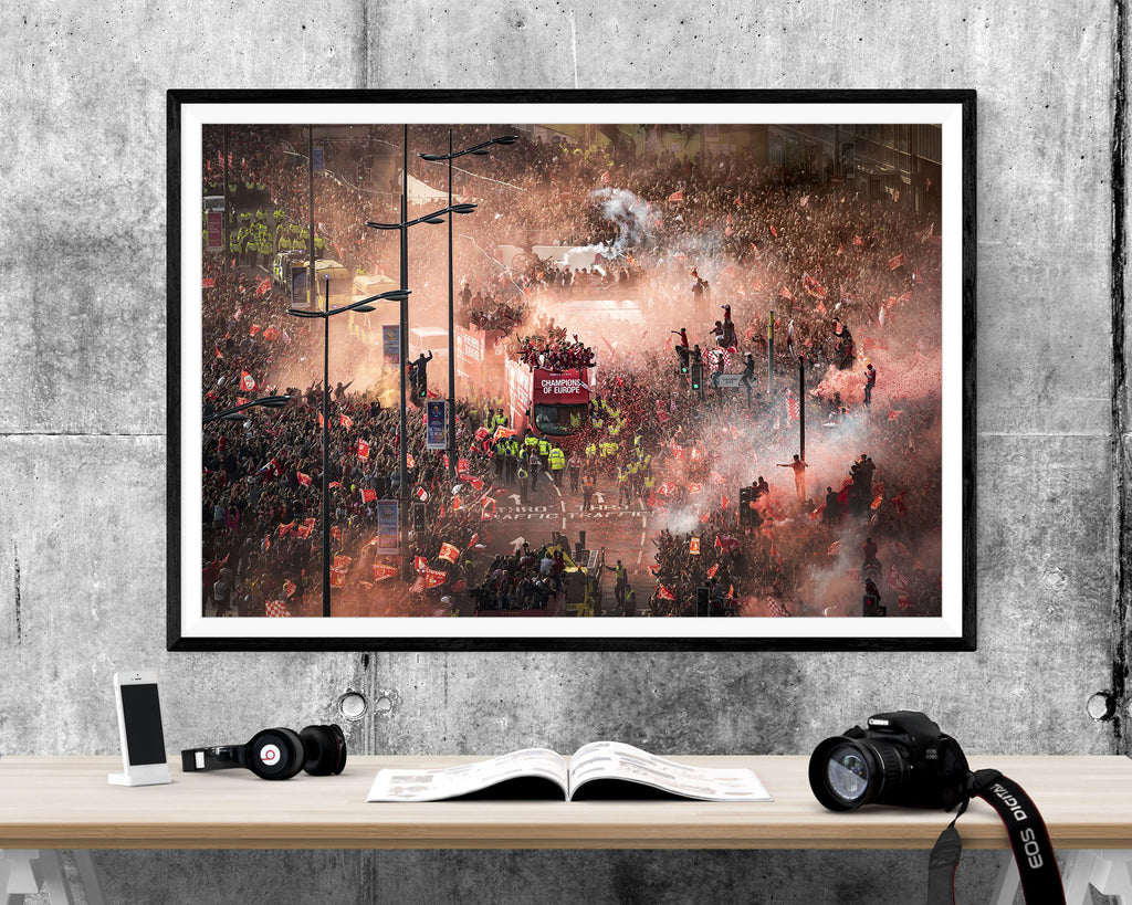 Liverpool Fc 2019 Champions League Winners Victory Parade WALL ART PRINT Poster Picture Wall Hanging