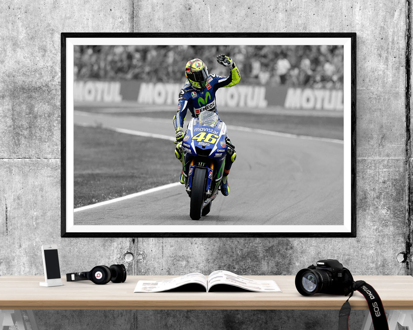 Moto Gp Valentino Rossi WALL ART PRINT Poster Picture Wall Hanging